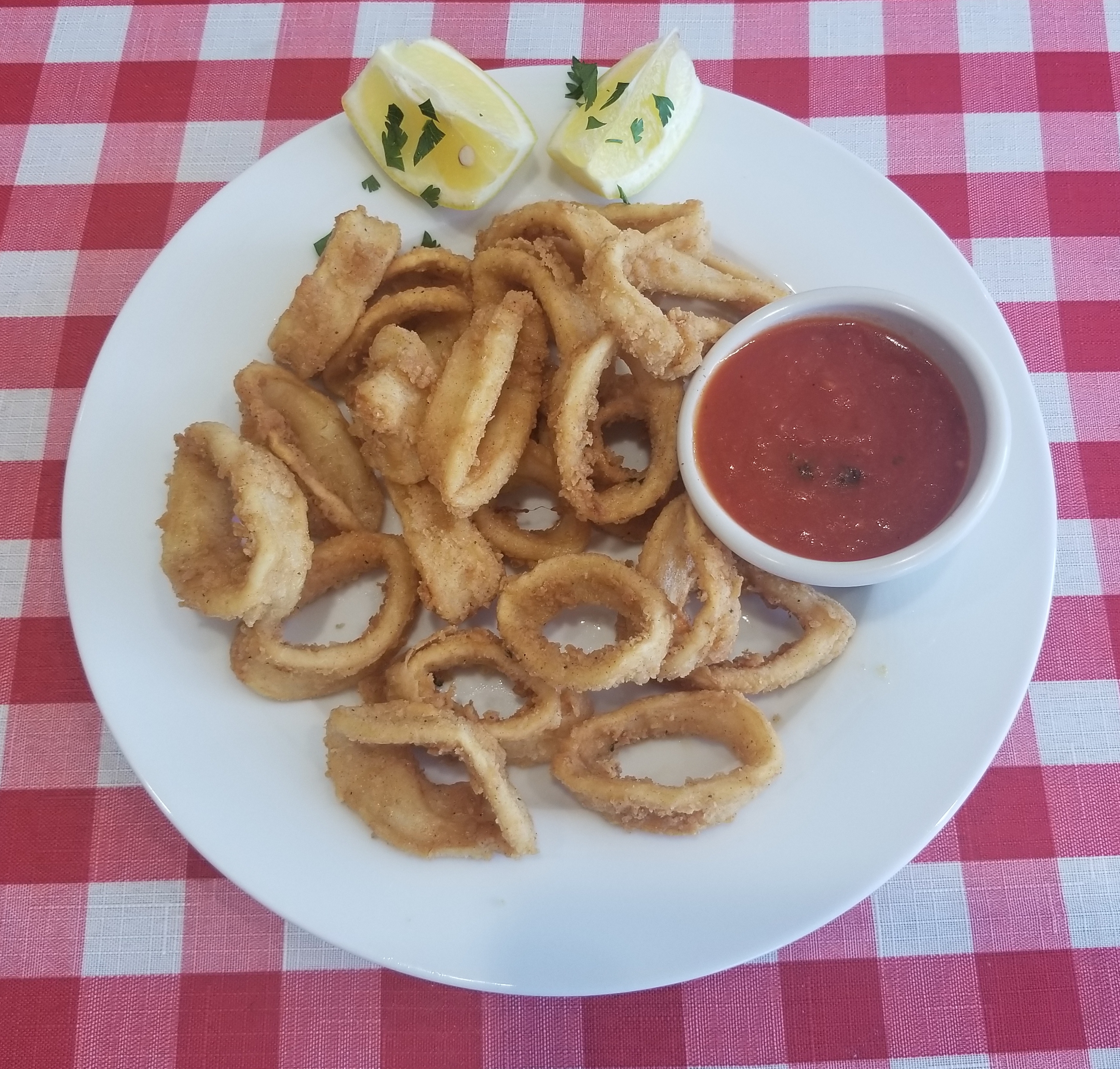 Order Fried Calamari food online from Outta Hand Pizza store, Westfield on bringmethat.com