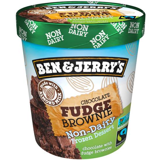 Order Ben & Jerry's Certified Vegan Ice Cream, Chocolate Fudge Brownie Frozen Dessert, 16 OZ food online from Cvs store, FARGO on bringmethat.com