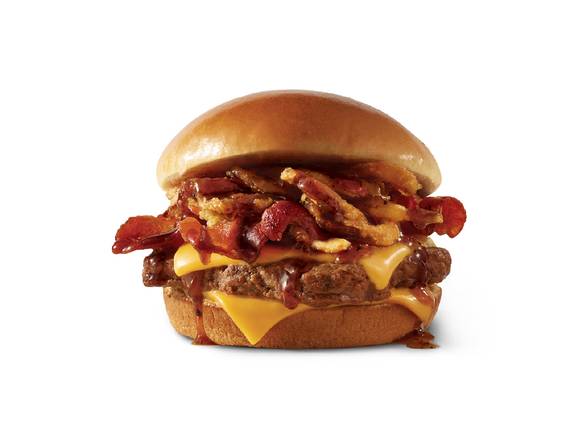 Order Bourbon Bacon Cheeseburger food online from Wendy store, SAN ANTONIO on bringmethat.com
