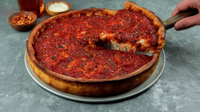 Order Matt Cain (Classic Meat) Pizza - 12" food online from Patxi's Pizza store, Seattle on bringmethat.com
