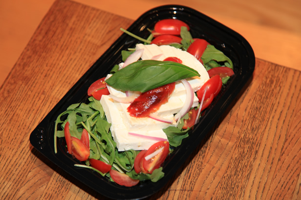 Order Joe Dairy's Mozzarella and Tomatoes Salad food online from Waldy's wood fired pizza store, New York on bringmethat.com