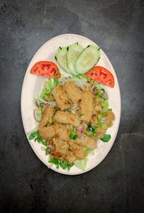 Order 12. Mực Rang Muối- Red Sea Calamari food online from Present Restaurant store, Falls Church on bringmethat.com