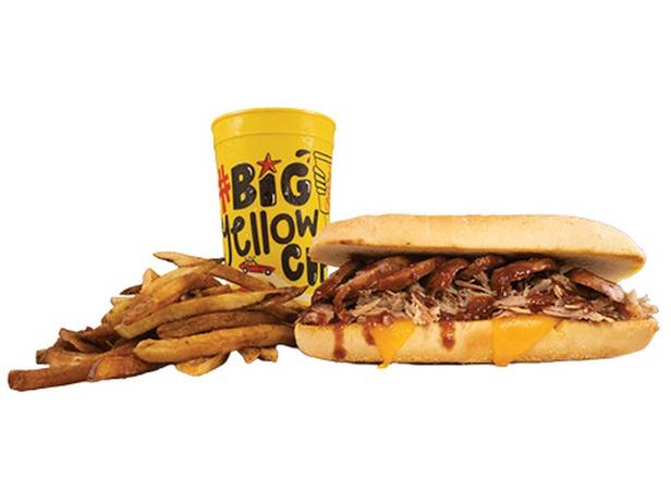 Order ‘Cue Combo – Westerner Sandwich food online from Dickey's Barbecue Pit store, Nampa on bringmethat.com