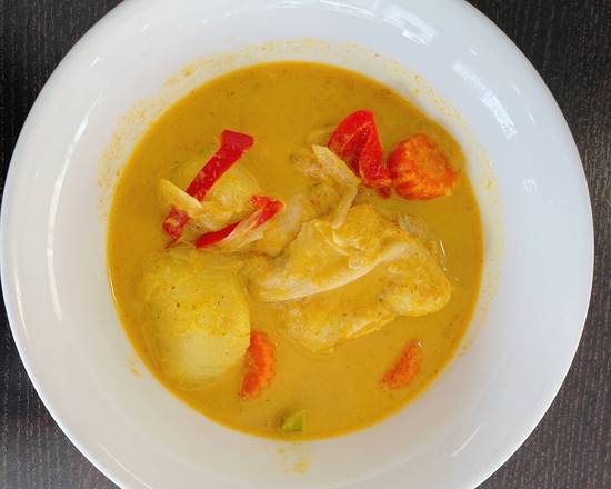 Order Yellow Curry with Rice food online from Red Chicken store, San Gabriel on bringmethat.com