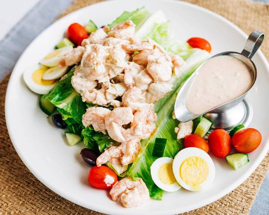 Order Shrimp Louie Salad food online from Bluewater store, Wrightsville Beach on bringmethat.com