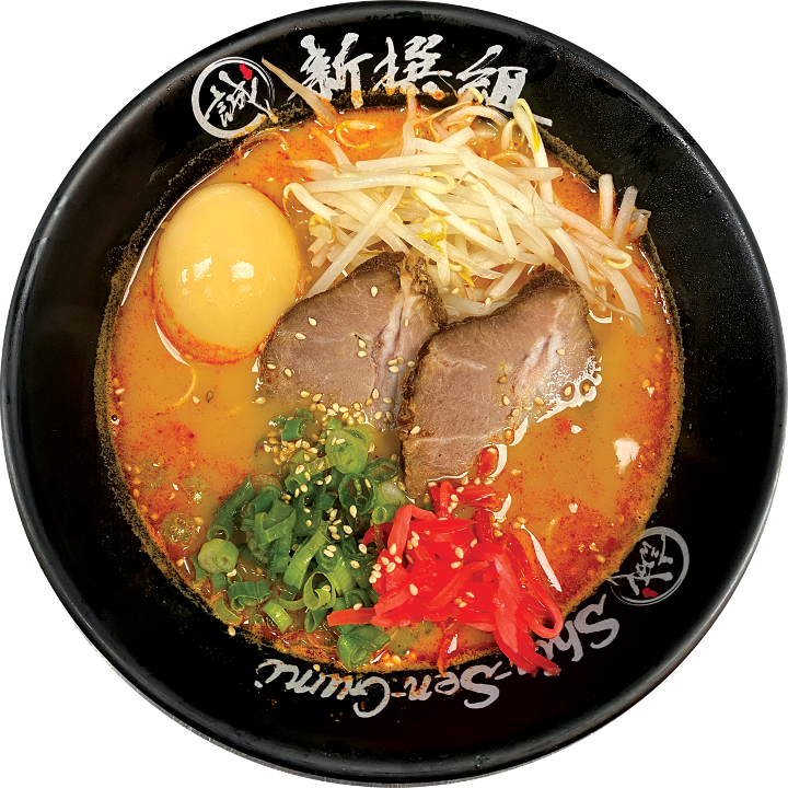 Order Spicy Hakata Ramen food online from Shin-Sen-Gumi Yakitori & Men-Ya store, Alhambra on bringmethat.com
