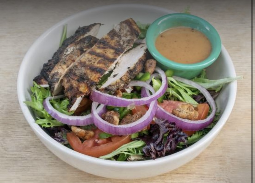 Order Jerk Chicken Salad food online from Jerkyz store, Stamford on bringmethat.com