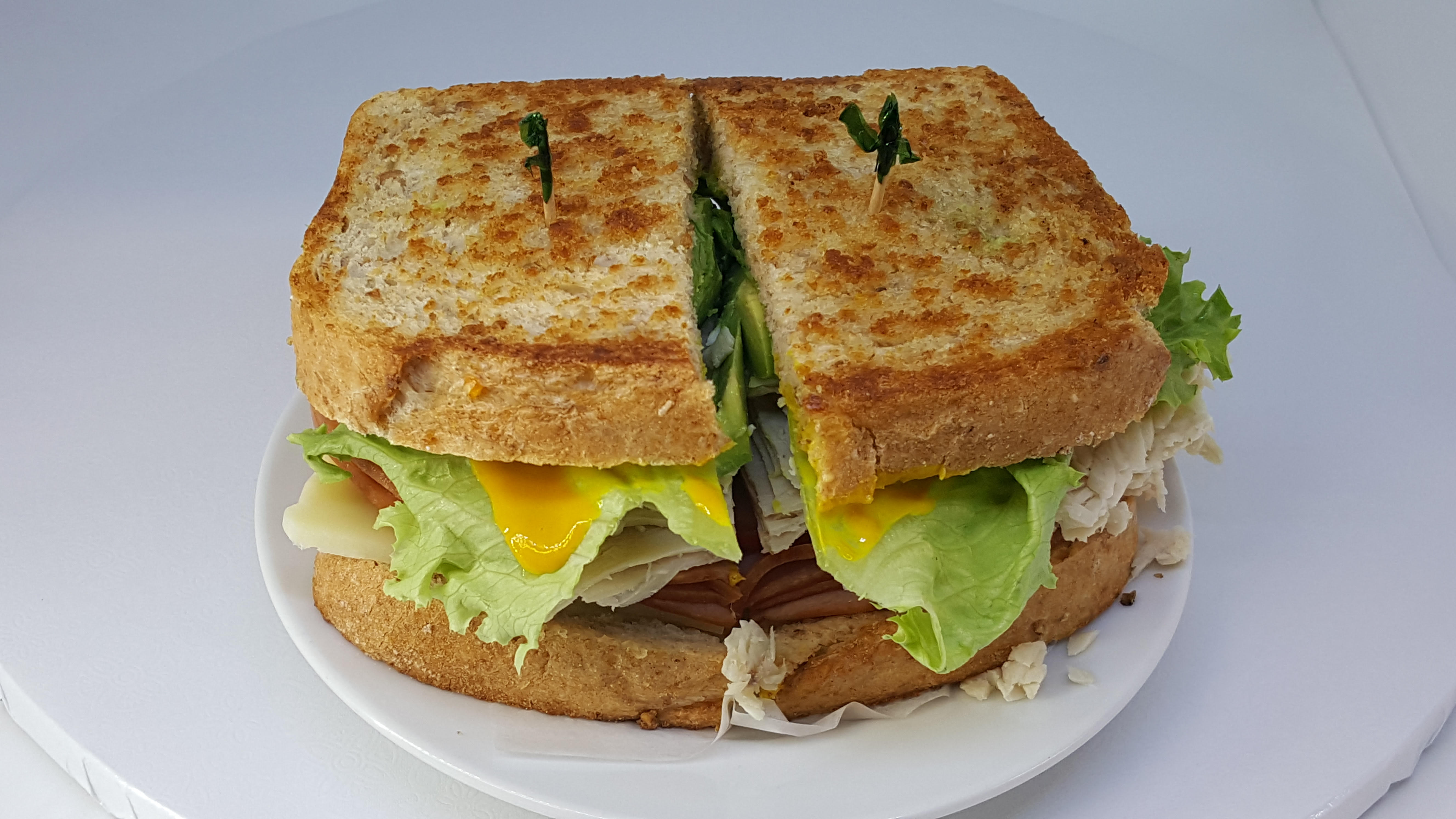 Order Club Sandwich food online from La Bakery store, Carson City on bringmethat.com