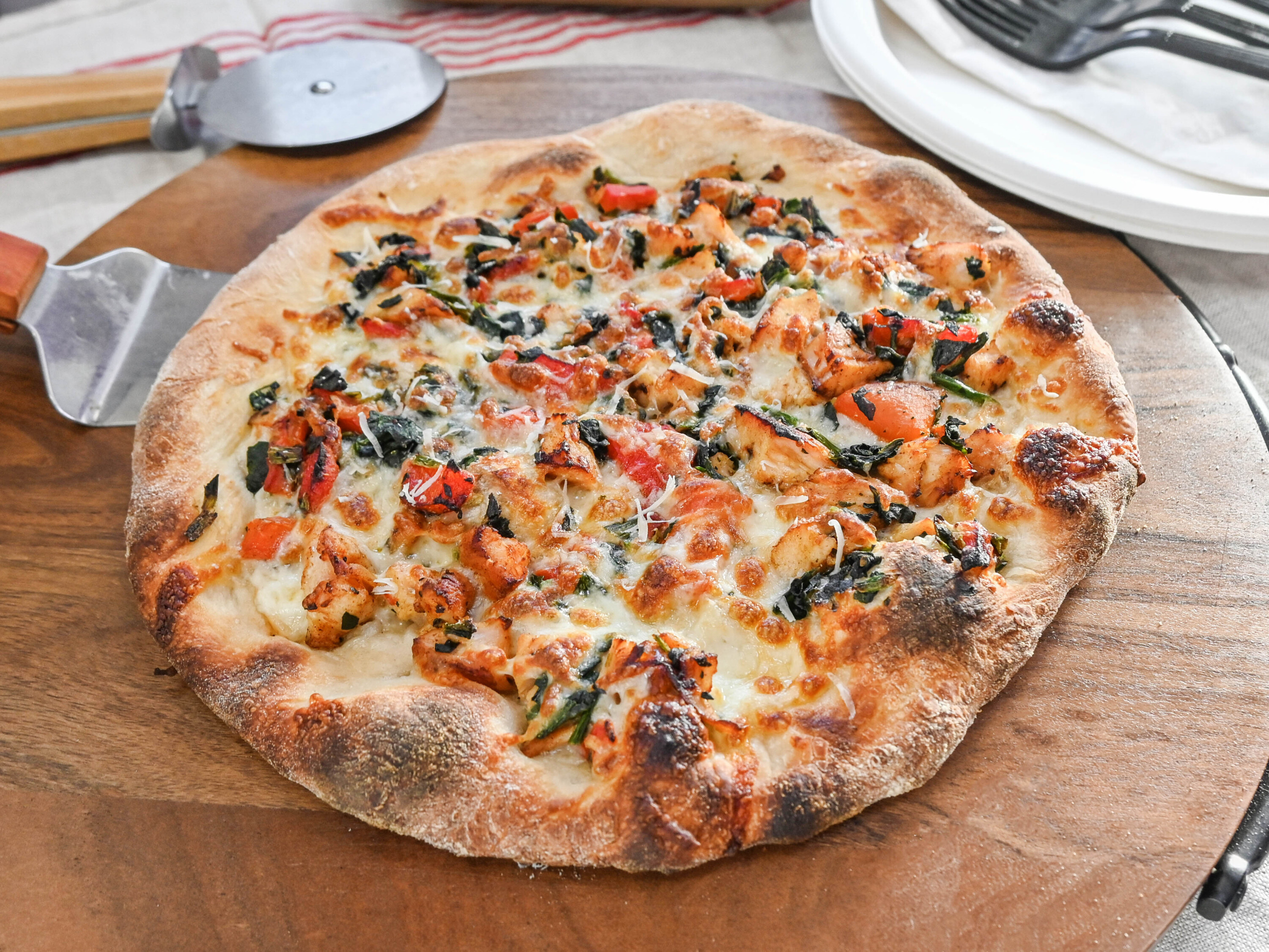 Order Pollo De Italiano Pizza  food online from New Venice Pizza store, Elkins Park on bringmethat.com
