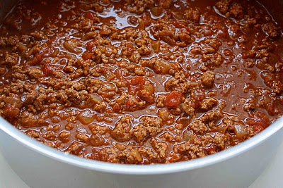 Order Side of Beef Chili food online from Oki Style Dogs & Wraps store, Los Angeles on bringmethat.com