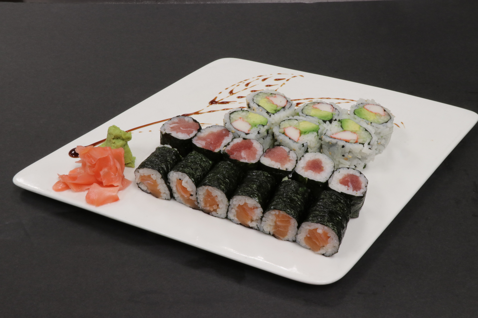 Order Maki Roll Platter food online from Azalea Asian Cuisine & Sushi Bar store, Cumberland on bringmethat.com