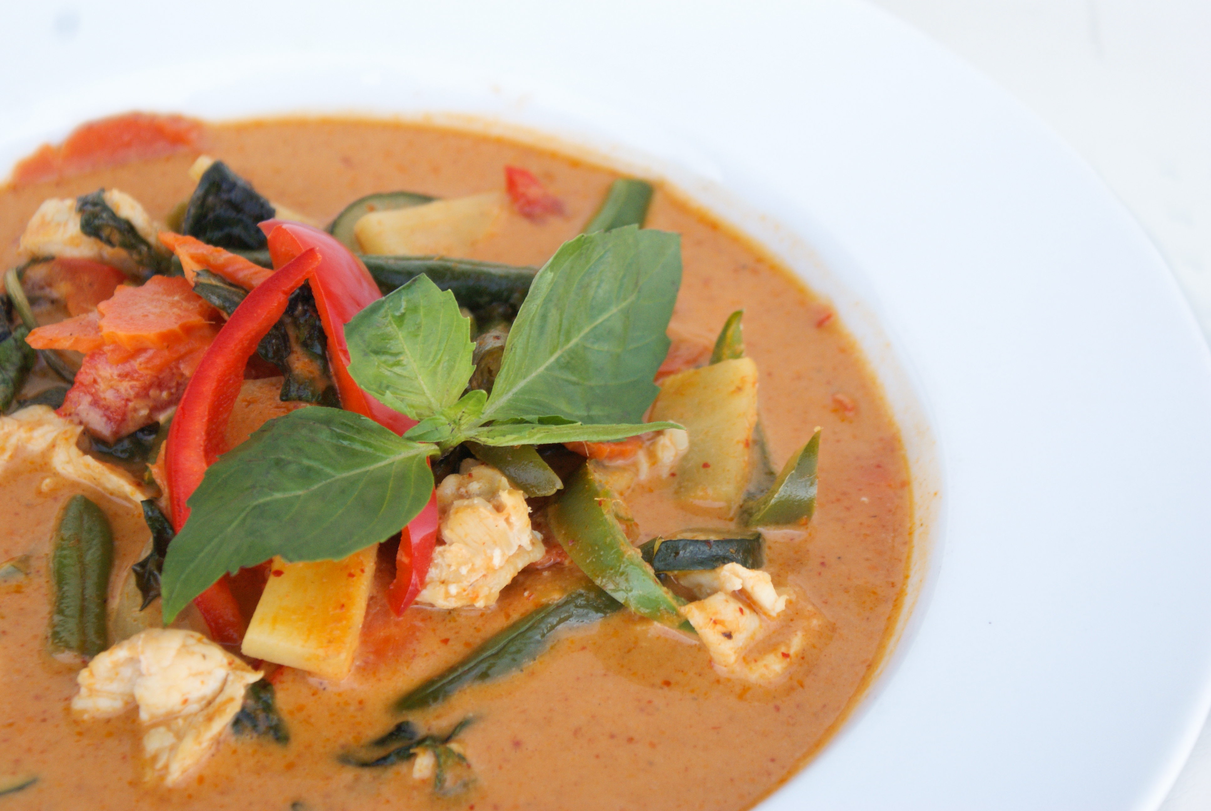 Order C2. Red Curry food online from Chon Thai Food store, Chandler on bringmethat.com