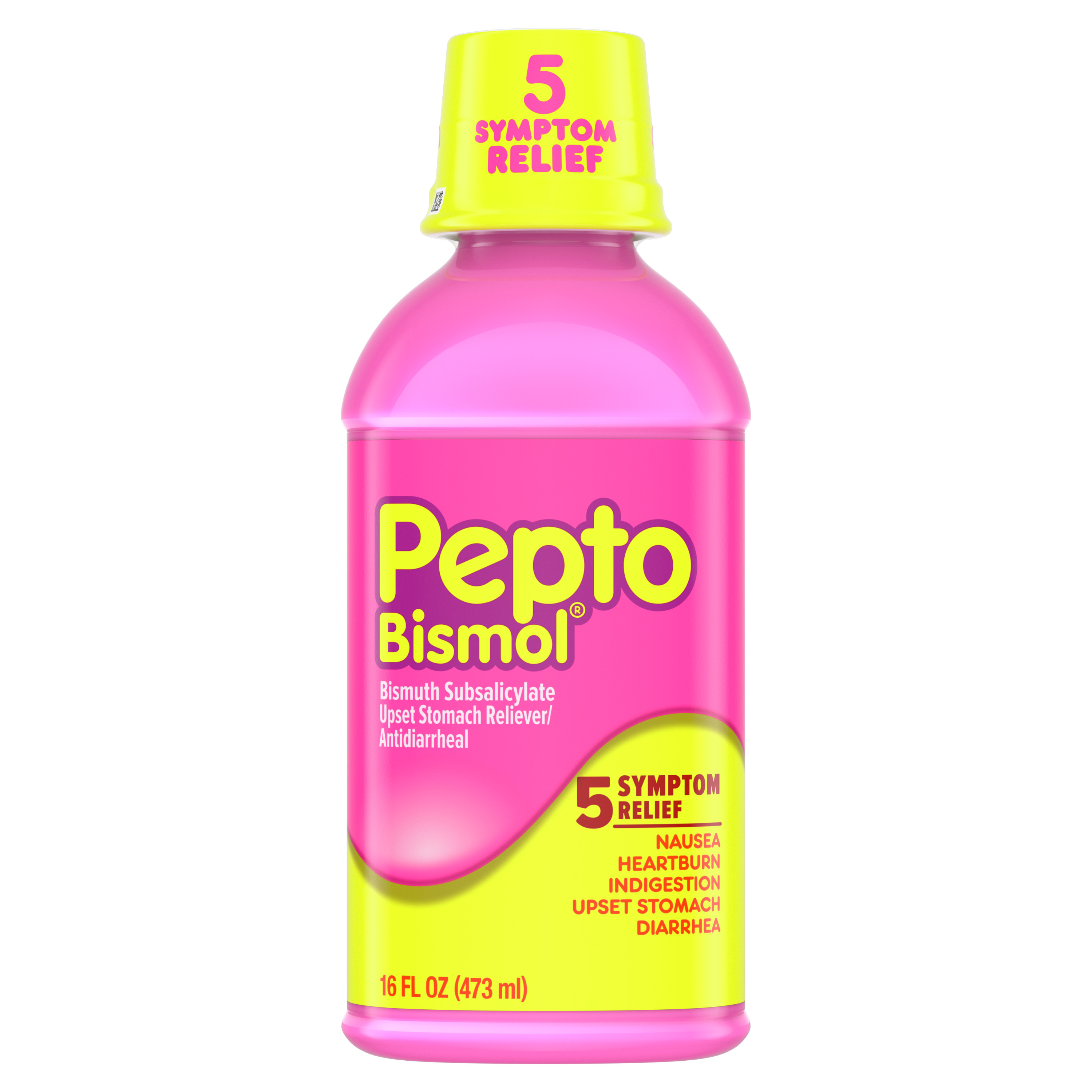 Order Pepto Bismol Upset Stomach Reliever/Antidiarrheal - Original, 16 fl oz food online from Rite Aid store, Chino Hills on bringmethat.com