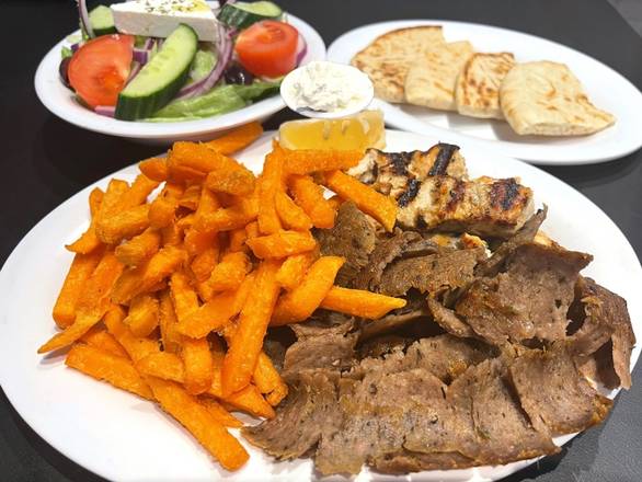 Order Combo Platter (choice of 2) food online from Greek xpress store, New York on bringmethat.com
