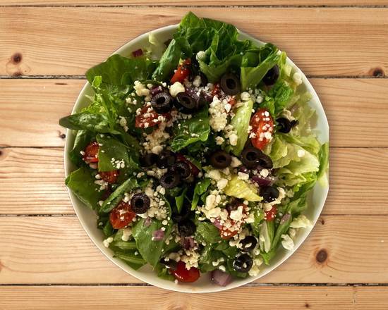 Order Greek Salad food online from Italian Village Pizza - Lansing store, Lansing on bringmethat.com