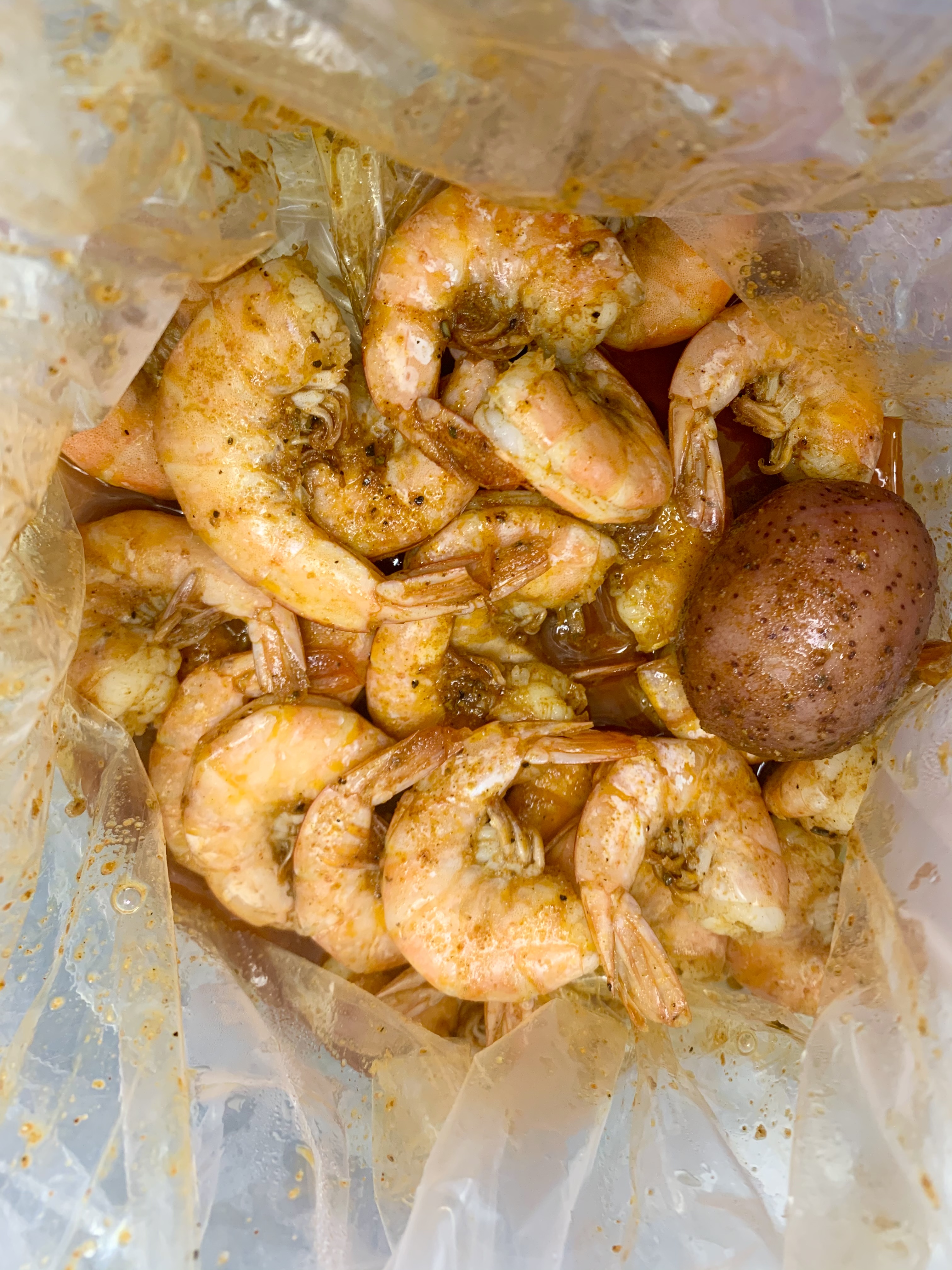 Order 1 lb. Shrimp (Head-off) food online from Boiling Catch store, Brockton on bringmethat.com