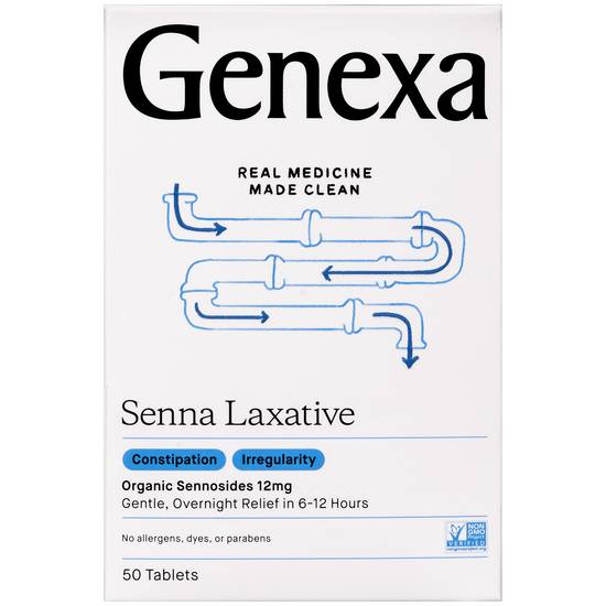 Order Genexa Lax-Aid Organic Senna Laxative Tablets (50 ct) food online from Rite Aid store, Redondo Beach on bringmethat.com