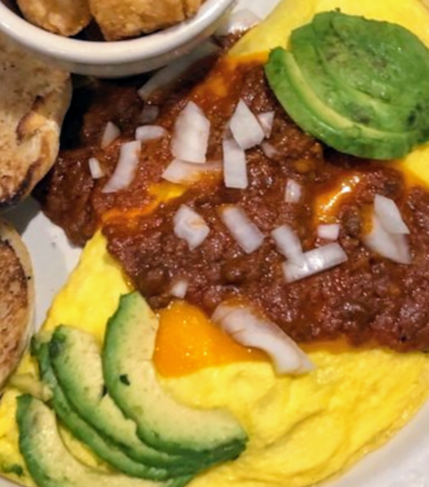 Order Chili Omelet Supreme food online from Westwood Thai Cafe store, Los Angeles on bringmethat.com