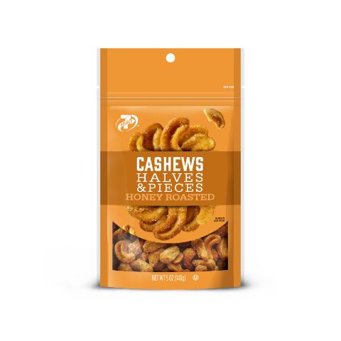 Order 7-Select Honey Roasted Salted Cashew Halves 5oz food online from 7-Eleven store, West Valley City on bringmethat.com