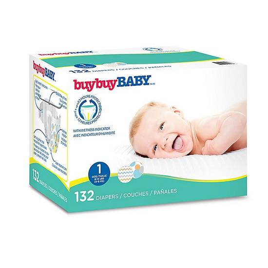 Order buybuy BABY™ 132-Count Size 1 Club Box Diapers in Chevrons and Circles food online from buybuy BABY store, Fresno on bringmethat.com