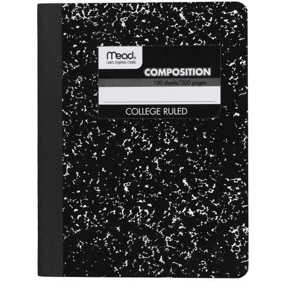 Order College Ruled Composition Notebook food online from IV Deli Mart store, Goleta on bringmethat.com