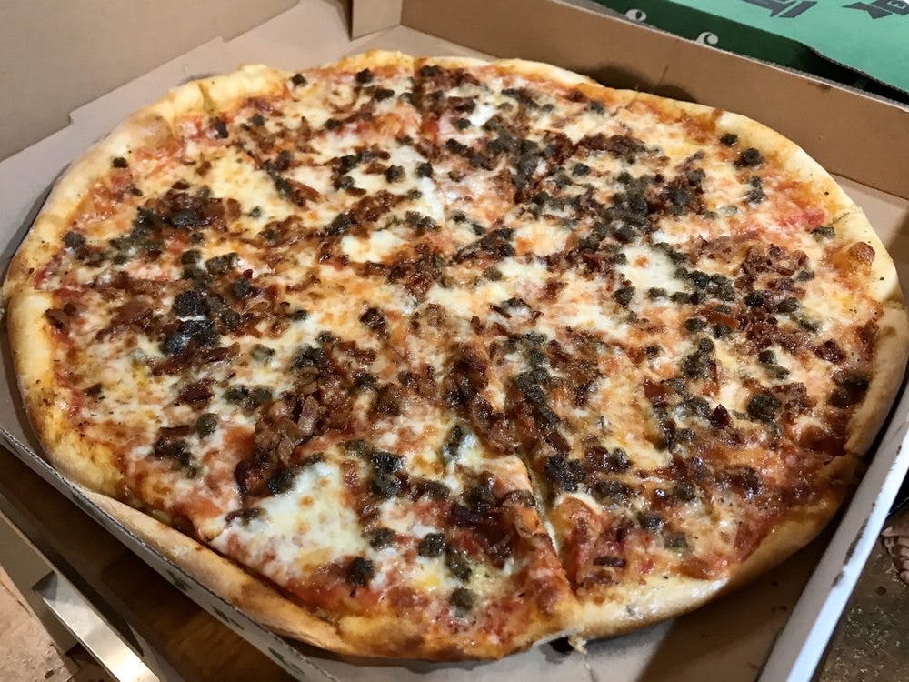 Order Delaware Pizza - Small 12'' (6 Slices) food online from Luigi Pizza store, Dover on bringmethat.com