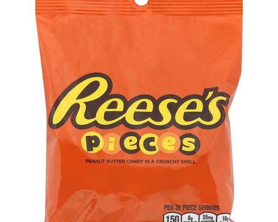 Order Reese's Pieces Bag (6 oz) food online from Shell store, Gaithersburg on bringmethat.com