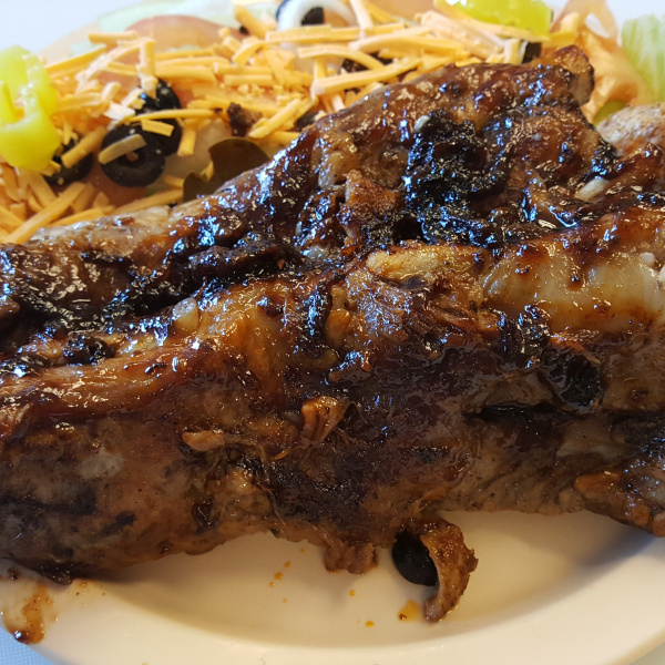 Order BBQ Pork Ribs food online from Mixed Grill Cafe store, Nashville on bringmethat.com