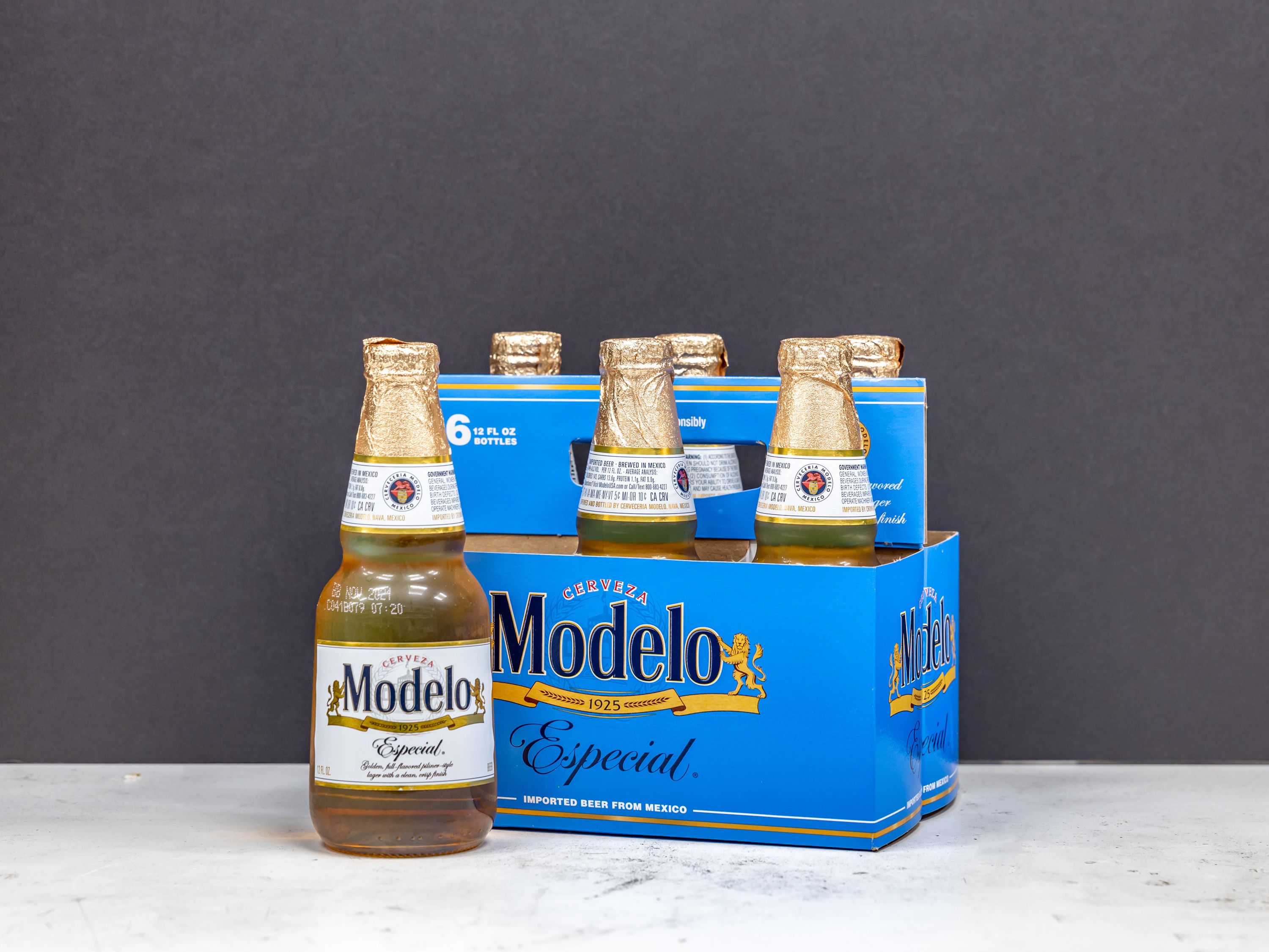 Order 6 pack of 12 oz Bottled Modelo Beer food online from Vic Liquors store, El Monte on bringmethat.com