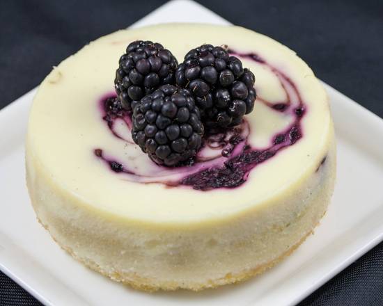 Order Gluten Free Goat Cheese & Blackberry Cheesecake food online from Sinners & Saints Bakery store, Los Angeles on bringmethat.com