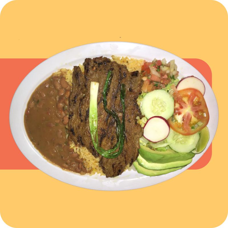 Order Carne Asada food online from El Tikal Restaurant store, Lynn on bringmethat.com