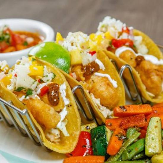 Order BAJA FISH TACOS food online from Acapulco store, Downey on bringmethat.com