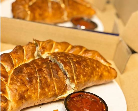 Order All Meat Calzone food online from Beau Jo's Pizza store, Steamboat Springs on bringmethat.com