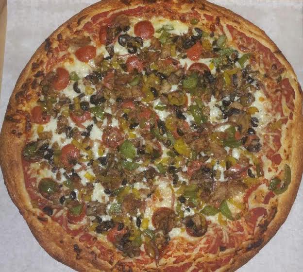 Order The Works Pizza food online from Bowl Inn store, Lackawanna on bringmethat.com