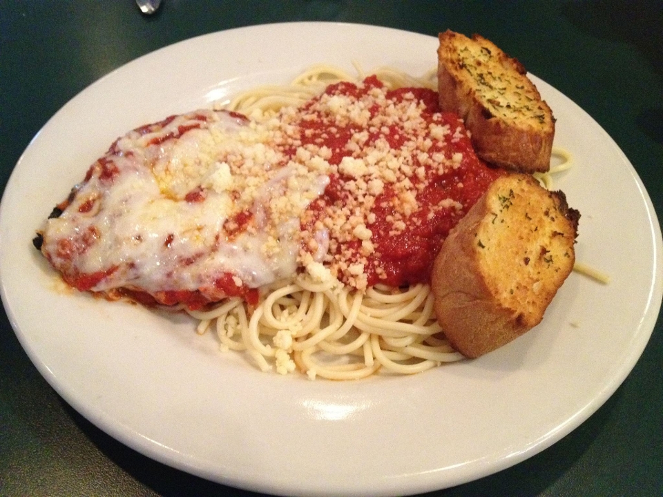 Order Chicken Parmesan food online from Stained Glass Pub store, Elkridge on bringmethat.com