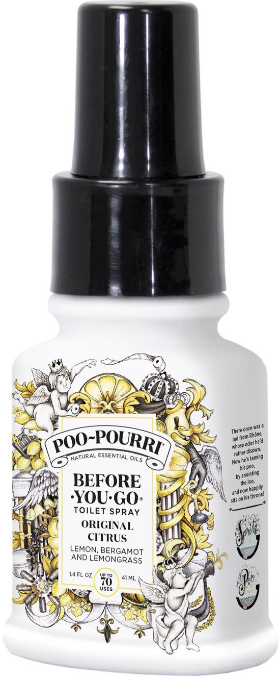 Order Poo-Pourri Before-You-Go Toilet Spray Original Citrus, 1.4 OZ food online from CVS store, SPRING VALLEY on bringmethat.com