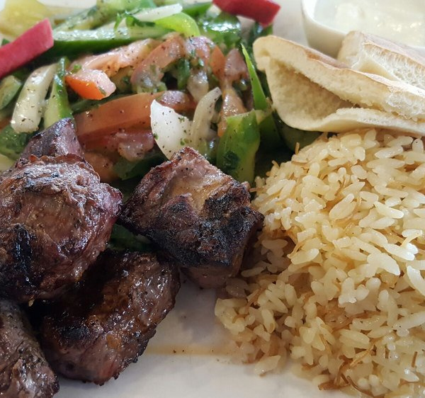 Order Lamb Kebab Entree food online from D’Vine store, Corona on bringmethat.com