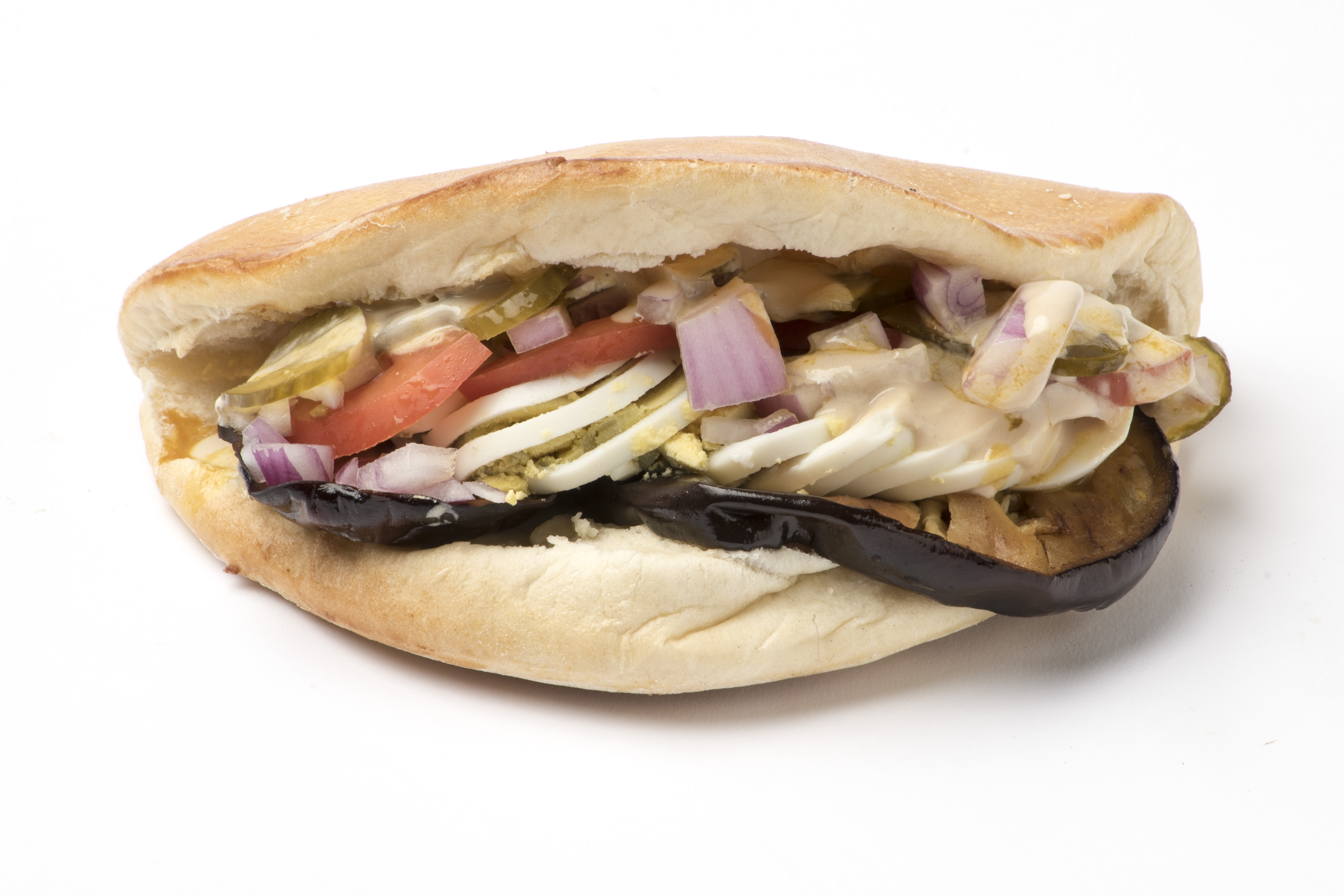 Order Sabich Pocket food online from Frena Bakery and Café store, San Francisco on bringmethat.com