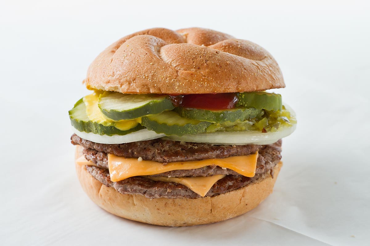 Order Triple Cheeseburger food online from Billy Goat Tavern store, Chicago on bringmethat.com