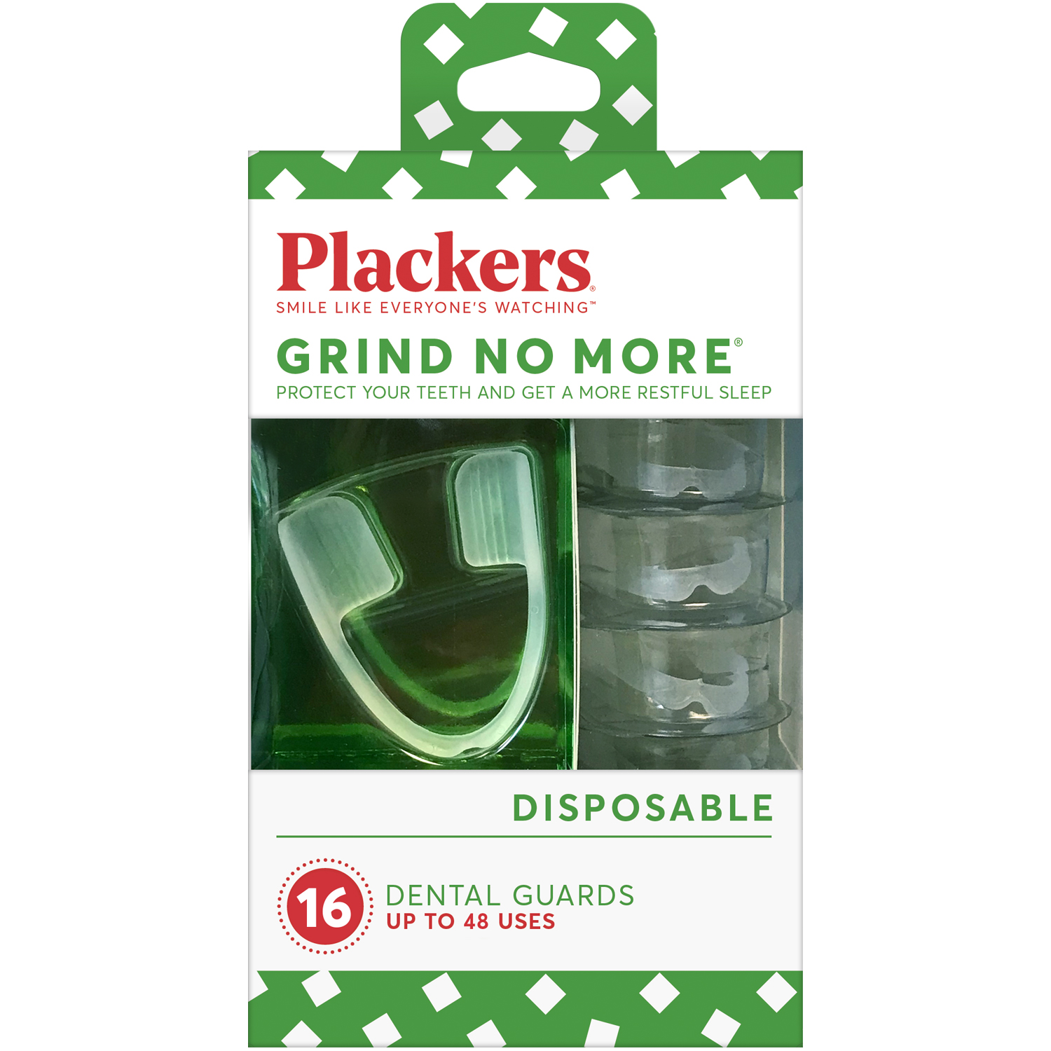 Order Plackers Grind, No More Dental Night Guard for Teeth Grinding - 16 ct food online from Rite Aid store, MILLER PLACE on bringmethat.com