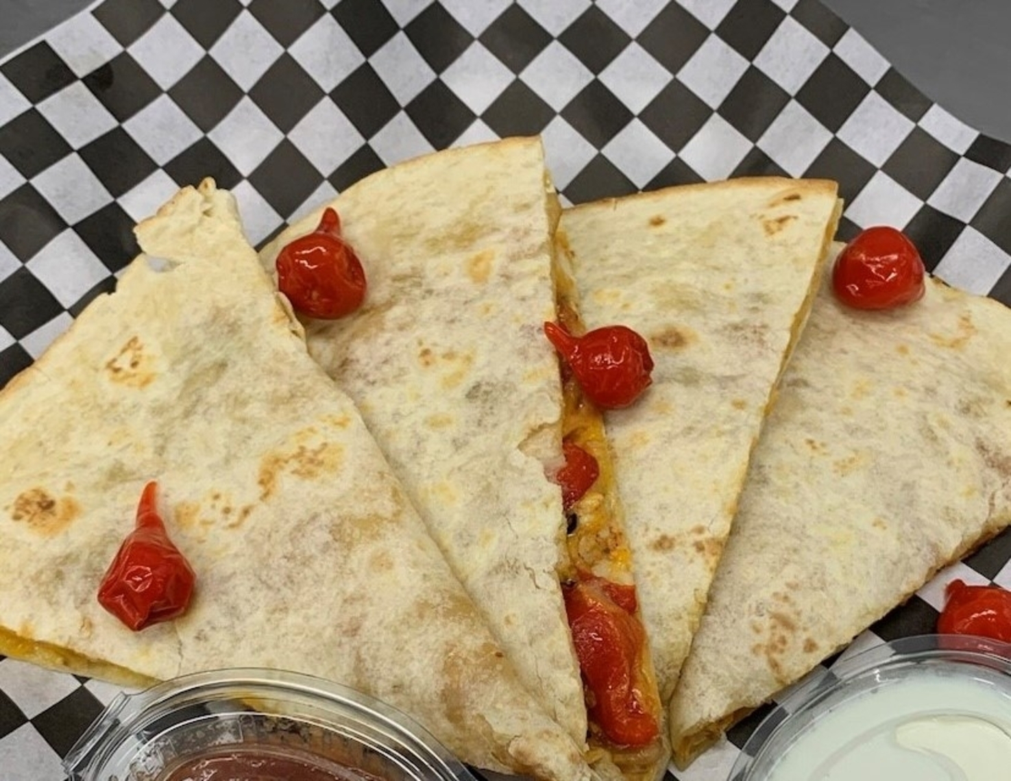 Order Chicken Quesadilla food online from Homeslyce Columbia store, Columbia on bringmethat.com