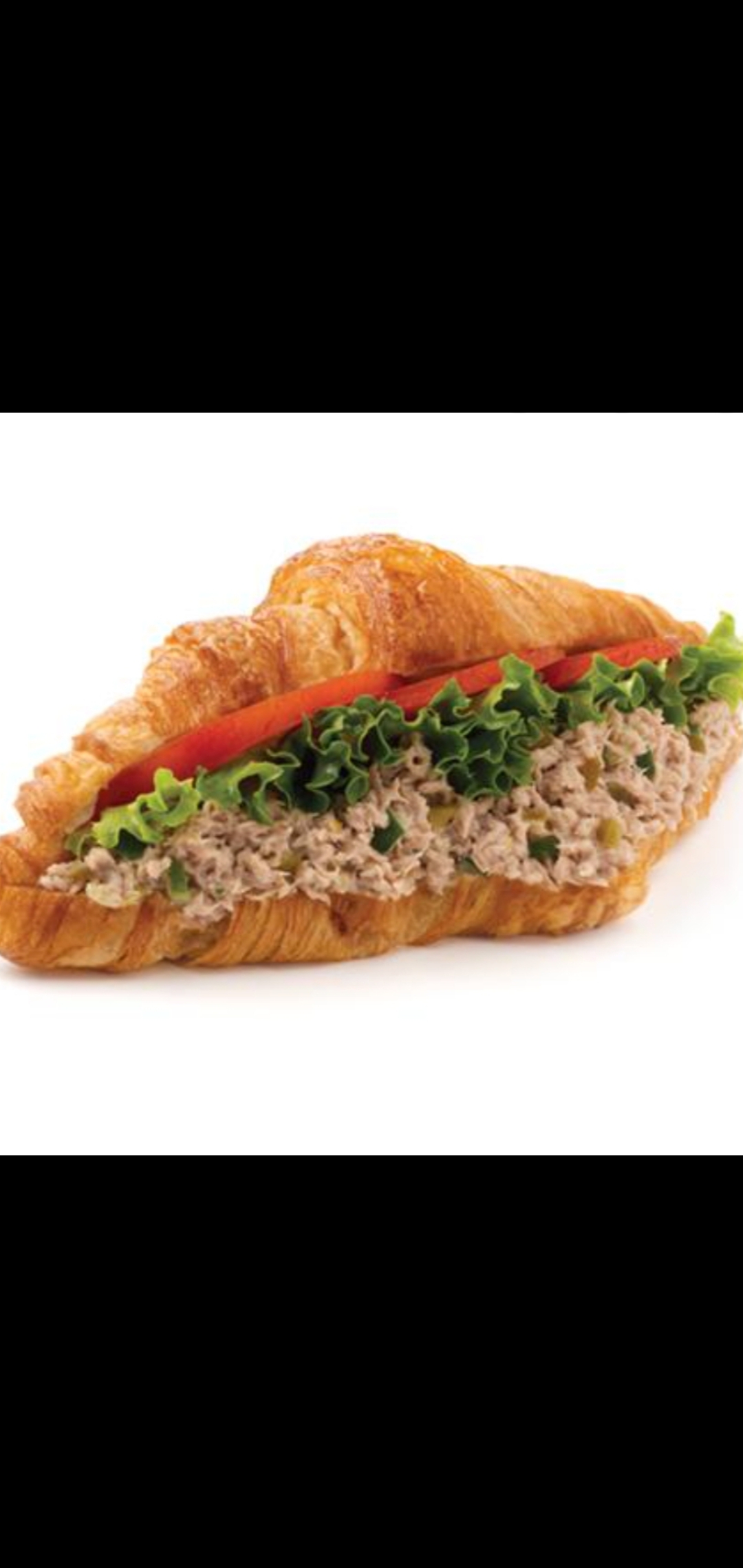 Order Classic Tuna Salad With Tomatoes Romaine Lettuce Gourmet Croissant Sandwich  food online from American Gourmet Foods Deli store, New York on bringmethat.com