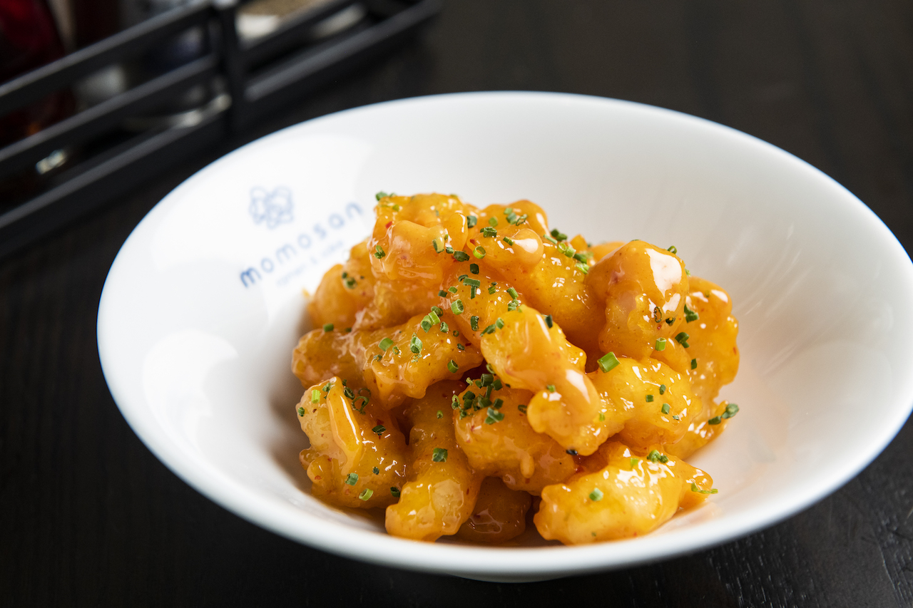 Order Popcorn Shrimp food online from Momosan Seattle store, Seattle on bringmethat.com