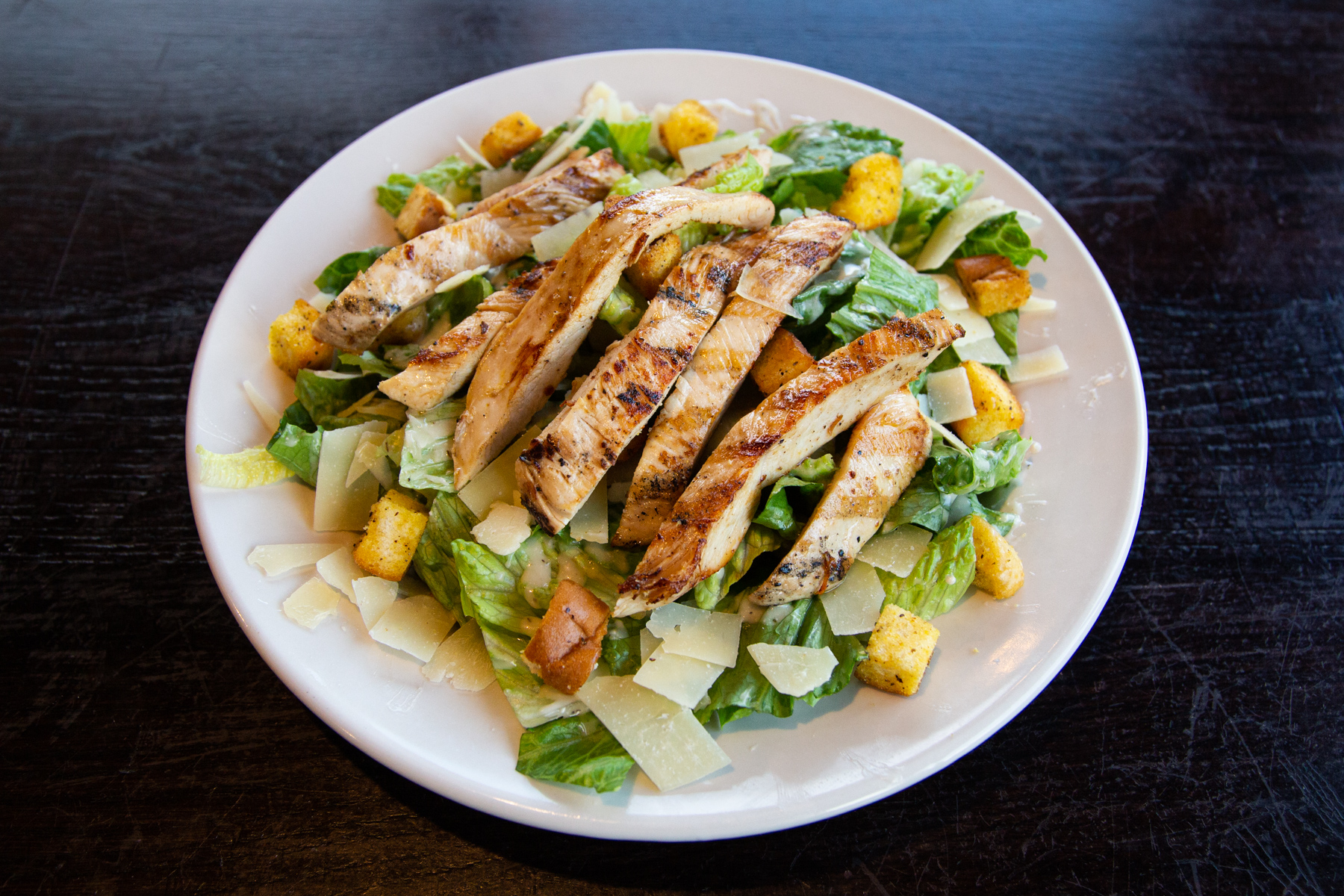 Order Chicken Caesar Salad food online from Iron Grill Bbq store, Columbus on bringmethat.com
