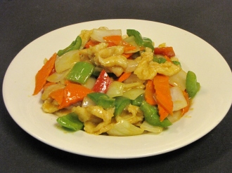 Order 49. Curry Chicken food online from Mandarin Chinese Cuisine store, Covina on bringmethat.com