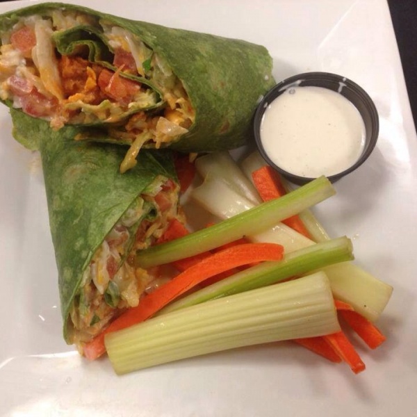 Order Buffalo Chicken Wrap food online from Black Horse Tavern and Grill store, Norco on bringmethat.com