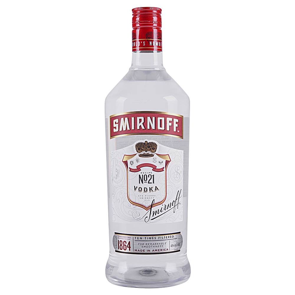 Order  Smirnoff No. 21 Vodka 1.75L- food online from Windy City Liquor Market store, El Cajon on bringmethat.com