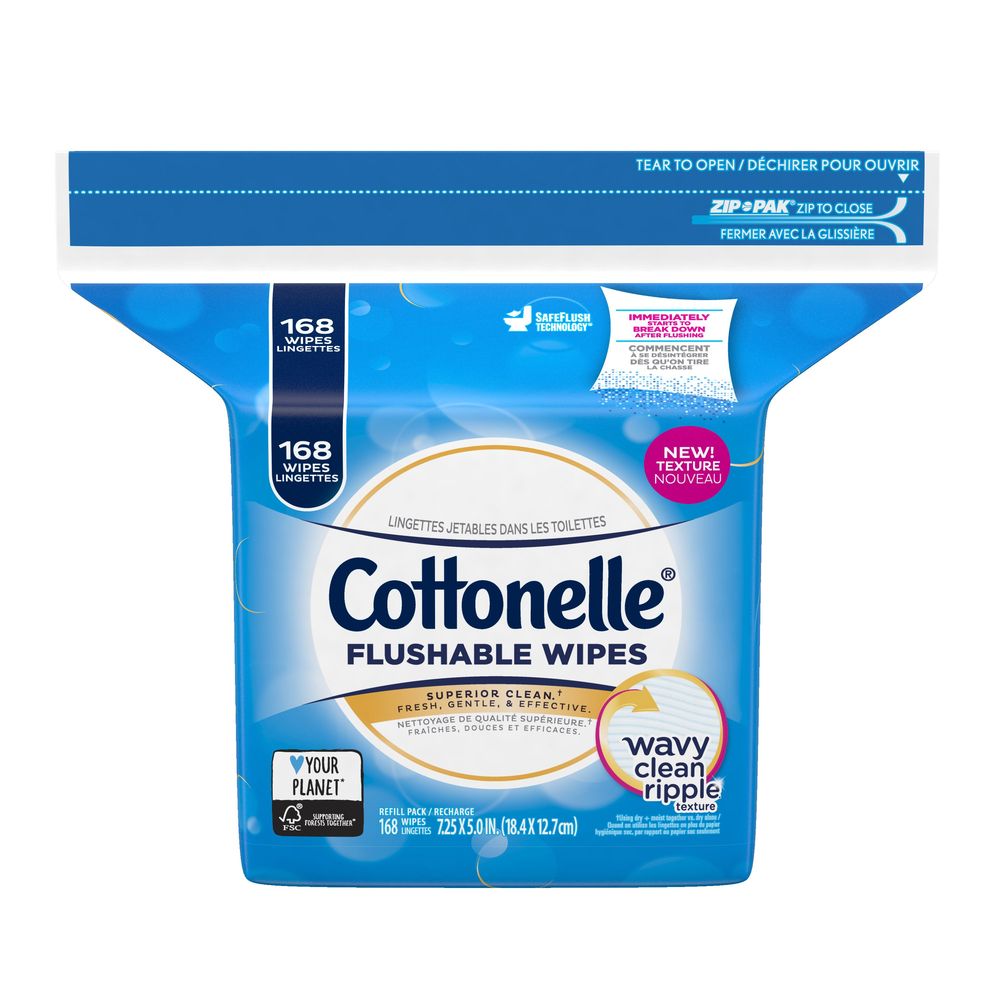 Order Cottonelle Flushable Wet Wipe - 168 ct food online from Rite Aid store, Chino Hills on bringmethat.com