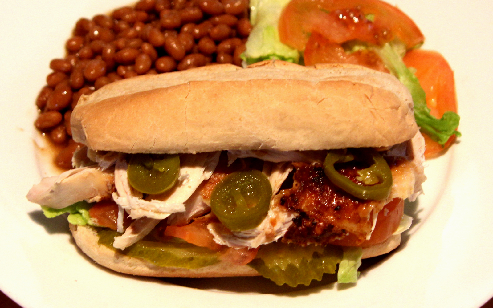 Order Flame Grilled Pulled Chicken Sandwich food online from Ac Kitchen store, Los Angeles on bringmethat.com