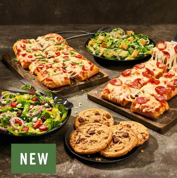Order 2 Focaccia Pizza Family Feast With Cookies food online from Panera store, Easley on bringmethat.com